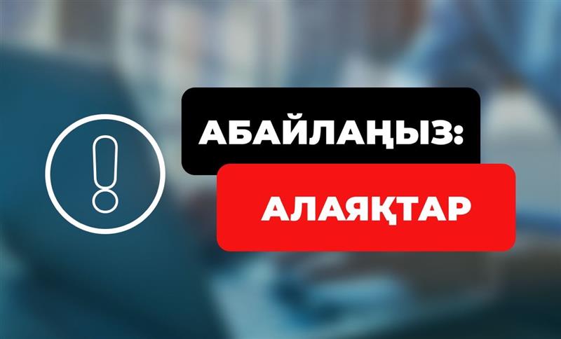 Интернет алаяқтығы: сақтық — қауіпсіздіктің кепілі